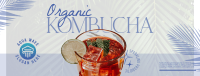 Organic Kombucha Facebook Cover Image Preview