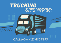 Truck Delivery Services Postcard