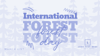 International Forest Day Animation Design