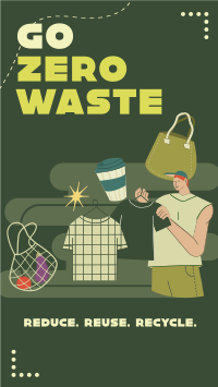 Practice Zero Waste Facebook Story