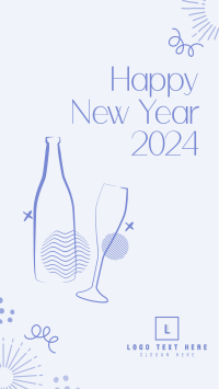New Year 2022 Celebration Facebook Story
