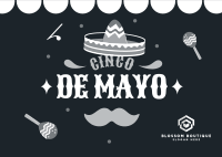 Cinco De Mayo Postcard Image Preview