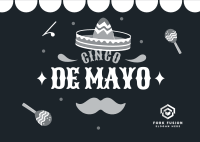 Cinco De Mayo Postcard Image Preview