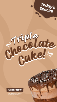 Triple Chocolate Cake Video