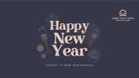 New Year Cheers Facebook Event Cover