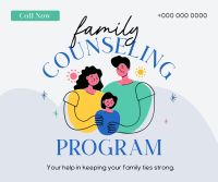 Family Counseling Program Facebook Post