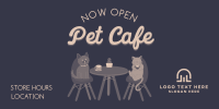 Pet Cafe Opening Twitter Post