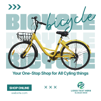 One Stop Bike Shop Instagram Post