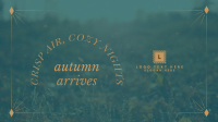 Autumn Arrives Quote Animation