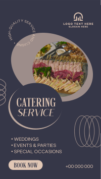 Classy Catering Service Instagram Reel Image Preview