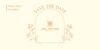 Simple Save the Date Twitter Post