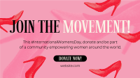 Womens Day Fundraising Animation