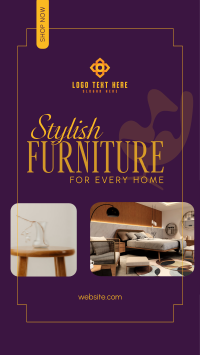 Stylish Furniture Store Instagram Reel Image Preview