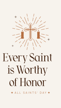 Honor Thy Saints Facebook Story