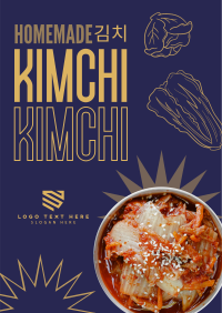 Homemade Kimchi Poster