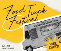 Food Truck Festival Facebook Post