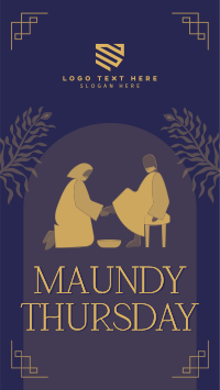 Maundy Thursday Washing of Feet Instagram Reel