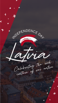 Latvia Independence Day Instagram Story