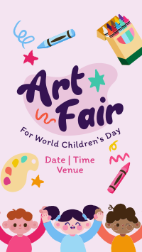 Art Fair Children's Day Instagram Story