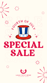 Quirky 4th of July Special Sale Instagram Story