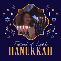 Celebrate Hanukkah Family Linkedin Post