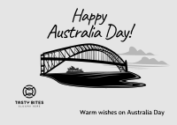 Australia Harbour Bridge Postcard