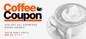 Espresso Cup Gift Certificate Image Preview