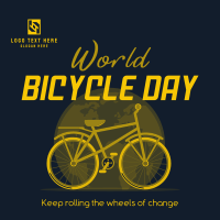 World Bicycle Day Instagram Post example 4