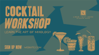Cocktail Mixology Workshop Animation