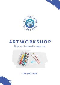 Art Class Workshop Poster