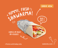 Yummy Shawarma Facebook Post