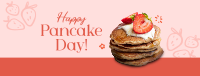 Strawberry Pancakes Facebook Cover