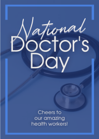 Celebrate National Doctors Day Poster