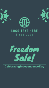 Freedom Sale Instagram Story Design