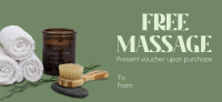 Massage Therapy Gift Certificate