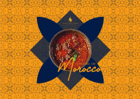 Moroccan Flavors Postcard