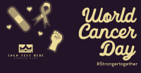 Cancer Day Stickers Facebook Ad