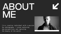 Minimalist About Me Animation