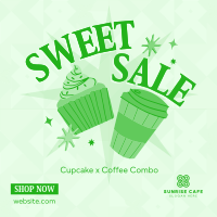 Sweet Cafe Sale Instagram Post Image Preview