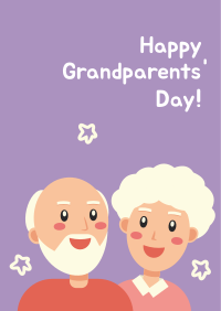 Grandparents Day Illustration Greeting Flyer