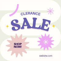 Cute Y2K Clearance Sale Instagram Post