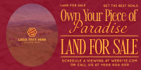 Elegant Land For Sale Twitter Post