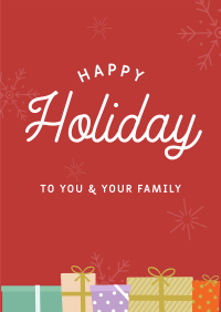 Happy Holiday Poster