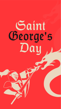 Saint George's Celebration Instagram Story