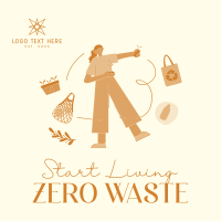 Living Zero Waste Instagram Post Image Preview