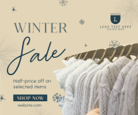 Winter Fashion Sale Facebook Post