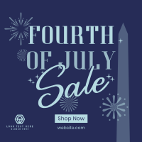 4th of July Text Sale Instagram Post