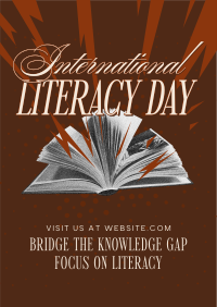 International Literacy Day Greeting Flyer