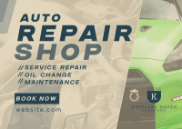 Trusted Auto Repair Postcard Image Preview