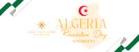 Algerian Revolution Facebook Cover Design